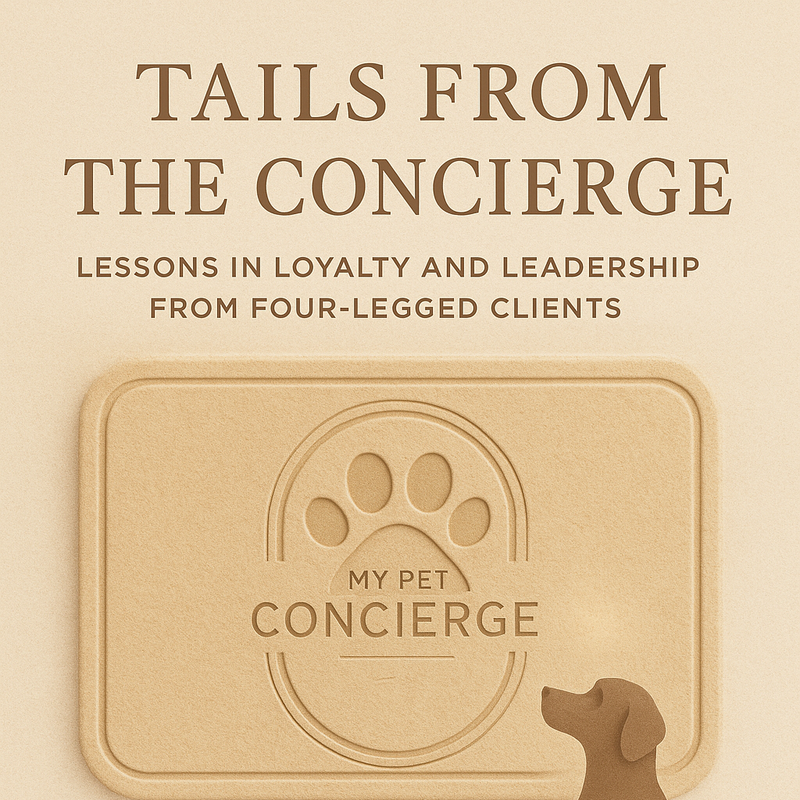Learning from my Pet business, short stories about leadership through dogs interactions.